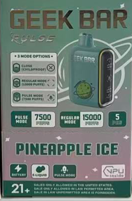 Pineapple Ice Geek Bar Pulse 7.5K/15K