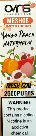 Mango Peach Watermelon 1x8ml 2500 puffs OVNS