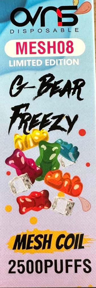 G-Bear Freezy 2500 puffs OVNS Limited Edition