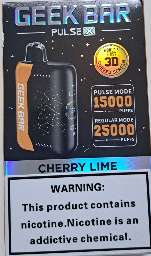 Cherry Lime Geek Bar Pulse X 25K