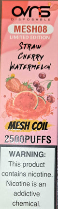Straw Cherry Watermelon 1x8ml 2500 puffs OVNS