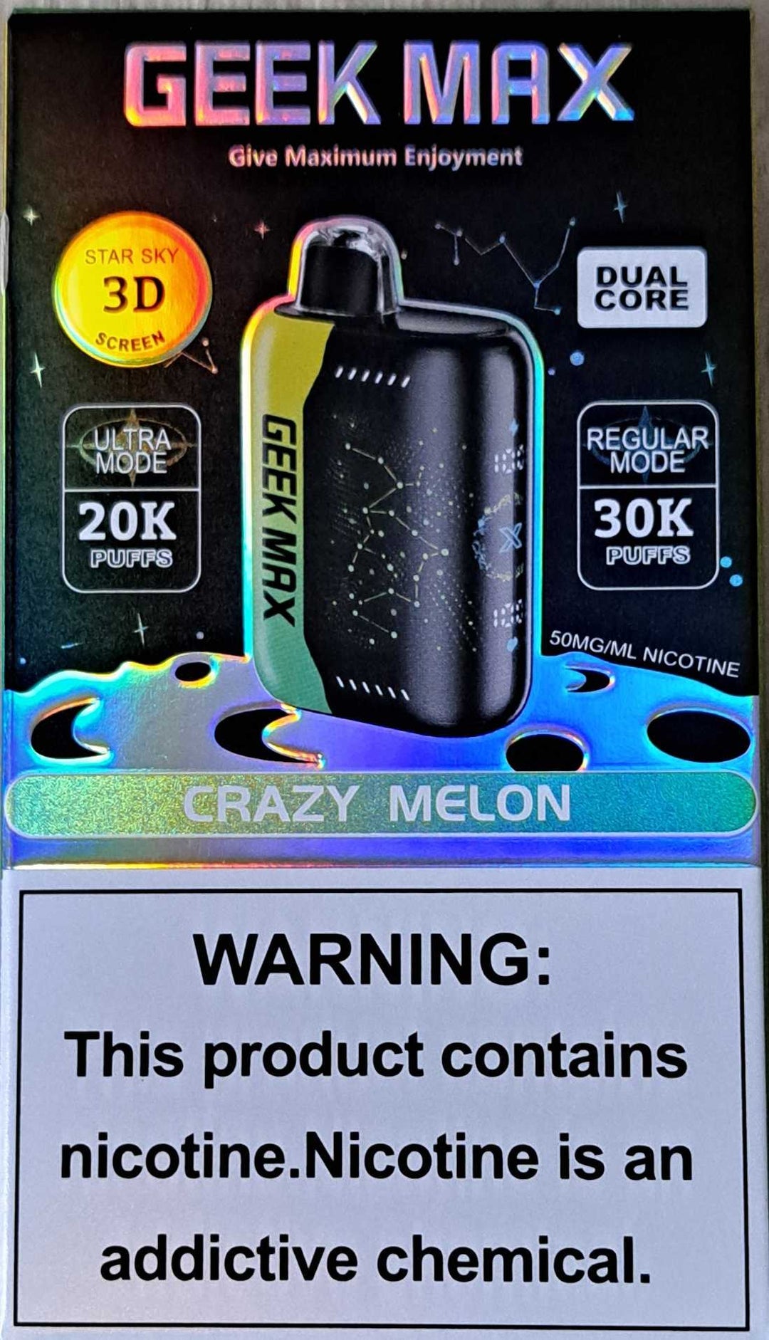 Crazy Melon Geek Max 1x18mlx30K