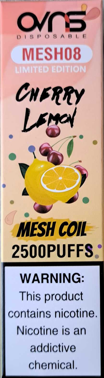 Cherry Lemon 1x8ml 2500 puffs OVNS Limited Edition