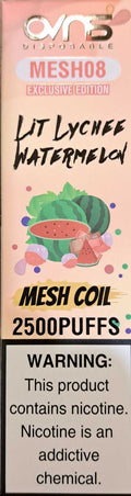 Lit Lychee Watermelon 1x8ml 2500 puffs OVNS