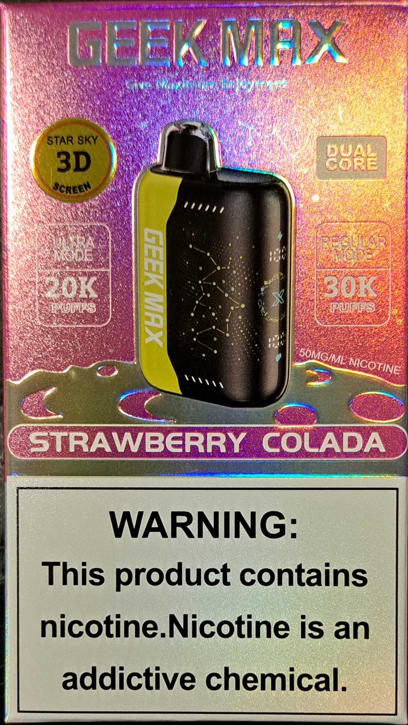 Strawberry Colada Geek Max 1x18mlx30K