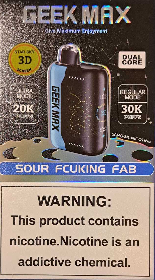 Sour Fucking Fab Geek Max 1x18mlx30K