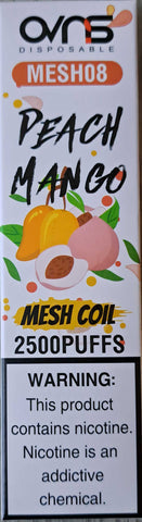 Peach Mango 1x8ml 2500 puffs OVNS