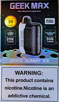 White Gummy Ice Geek Max 1x18mlx30K